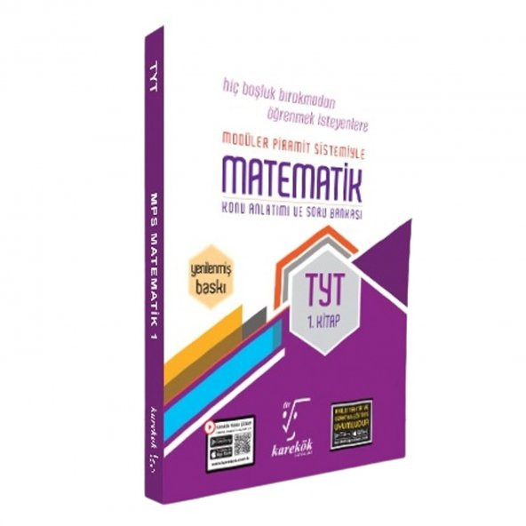 Karekök YKS TYT Matematik MPS Konu Anlatımı Soru Bankası 1. Kitap Karekök Yayınları - 3