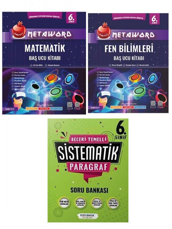 Nartest 6. Sınıf Matematik Fen ve Sistematik 6.Sınıf Paragraf Soru Seti