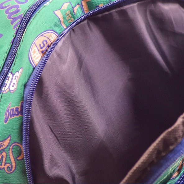 Muggle 4 Bölmeli Ot-Sport Okul Sırt Çantası Koyu Yeşil MU-0341 - Resim 6