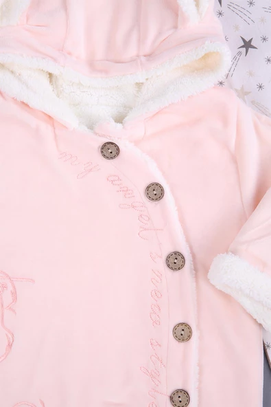 Babyhola Velsoft Astarlı Kışlık Bebek Çocuk Tulum 3200 - 5