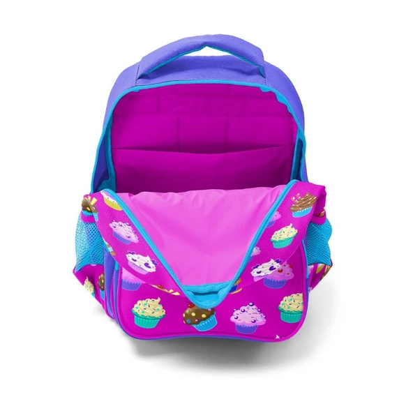 Coral High Kız Çocuk Cupcake  İlkokul Sırt Çantası ve Beslenme Çantası - 3