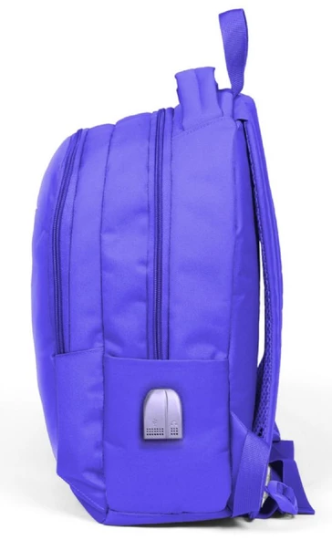 Coral High Lavanta Kız Çocuk USB Çıkışlı İlkokul ve Ortaokul Sırt Çantası - Resim 3