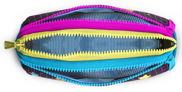 Coral High Mor Mavi Anime Kız Çocuk Beslenme Çantası Seti - Resim 3