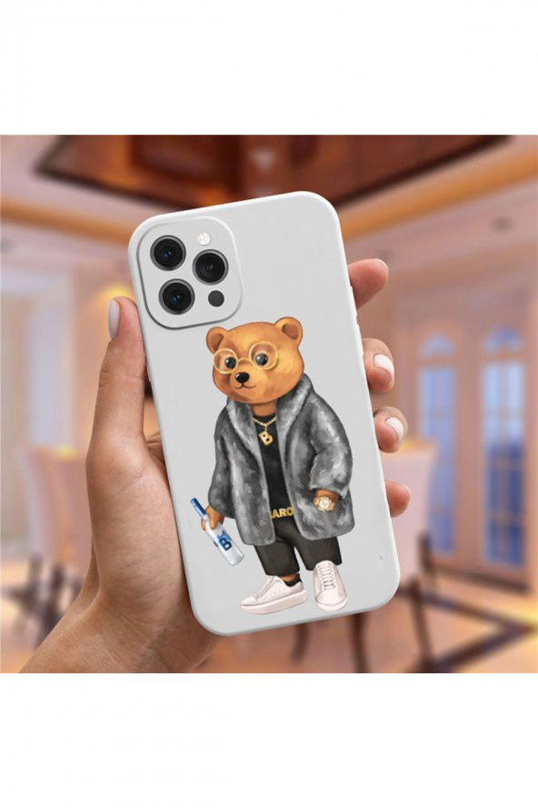 Apple iphone 11 Pro Max Kılıf Star Teddy Lansman Silikon Kılıf Kapak