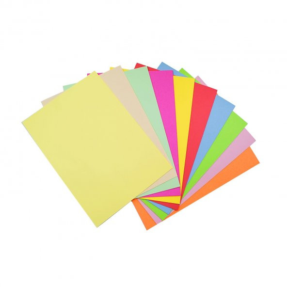 Gen-Of A4 80 g/m² Renkli Fotokopi Kağıdı 10 Renk 100 lü - 2