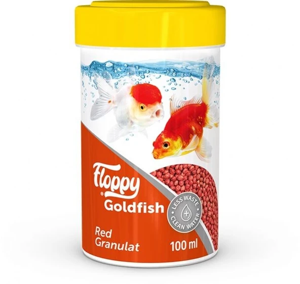 Floppy Goldfısh Red Granulat 100ml Japon Balığı Yemi