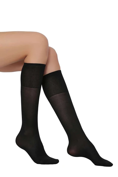 Daymod Comfort 50 Den Bayan Dizaltı Çorap 500 Ten - Resim 2