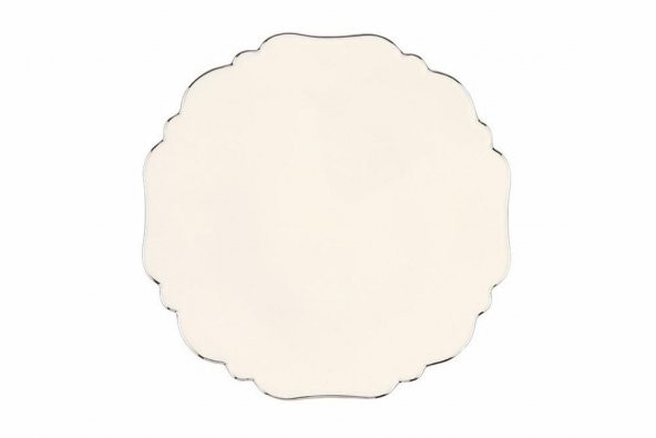 Porland Tide Platin Düz Tabak 27 cm 04ALM007289 - Resim 2