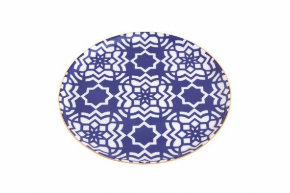 Porland Morocco Desen7 Mor Düz Tabak 20 cm 04A+P019264 - 2