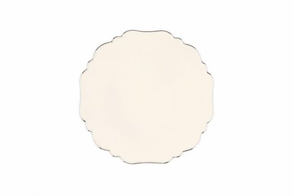 Porland Tide Platin Düz Tabak 17 cm 04ALM007283 - 2