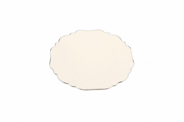 Porland Tide Platin Düz Tabak 17 cm 04ALM007283 - 3