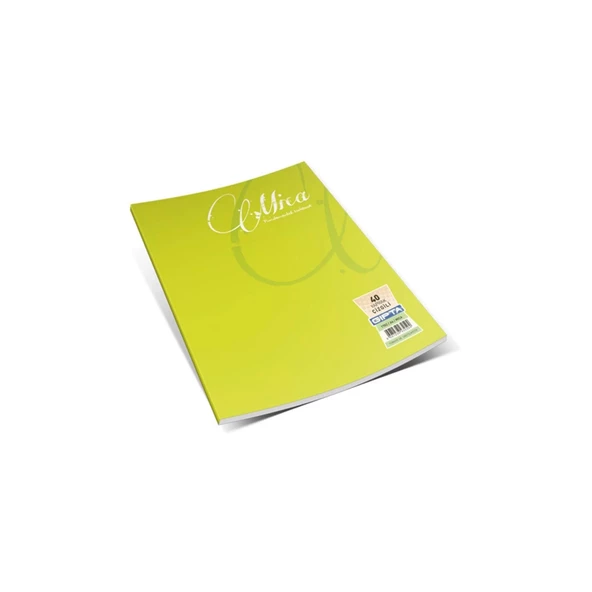 GIPTA MICA TEL DİKİŞ PP KAPAK DEFTER (A4)-40 yaprak DÜZ