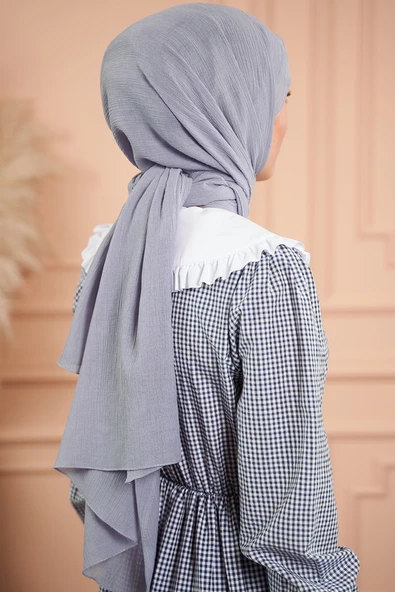 Elegant Serisi Gri Şal -55 - 3