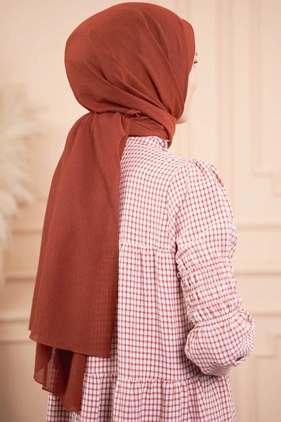 Elegant Serisi Kiremit Şal - Resim 3