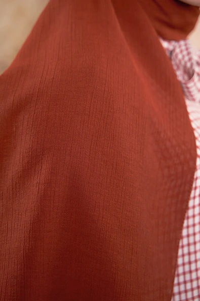 Elegant Serisi Kiremit Şal - Resim 4