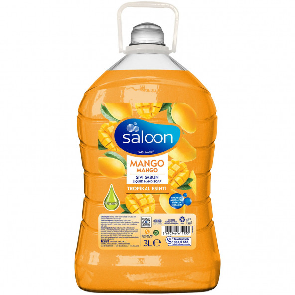 Saloon Sıvı Sabun Taze Mango 3 lt