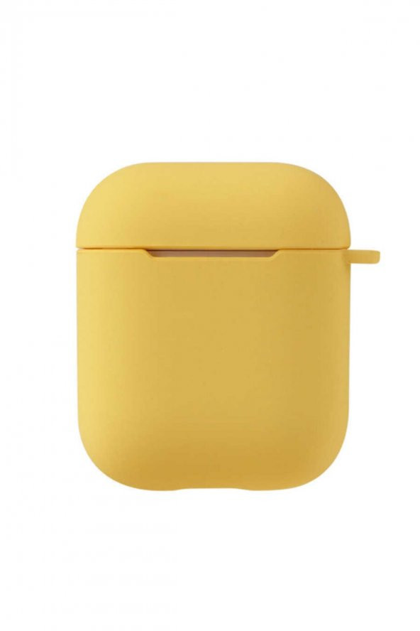 Apple Airpods Kılıf Zore Airbag 11 Silikon Sarı