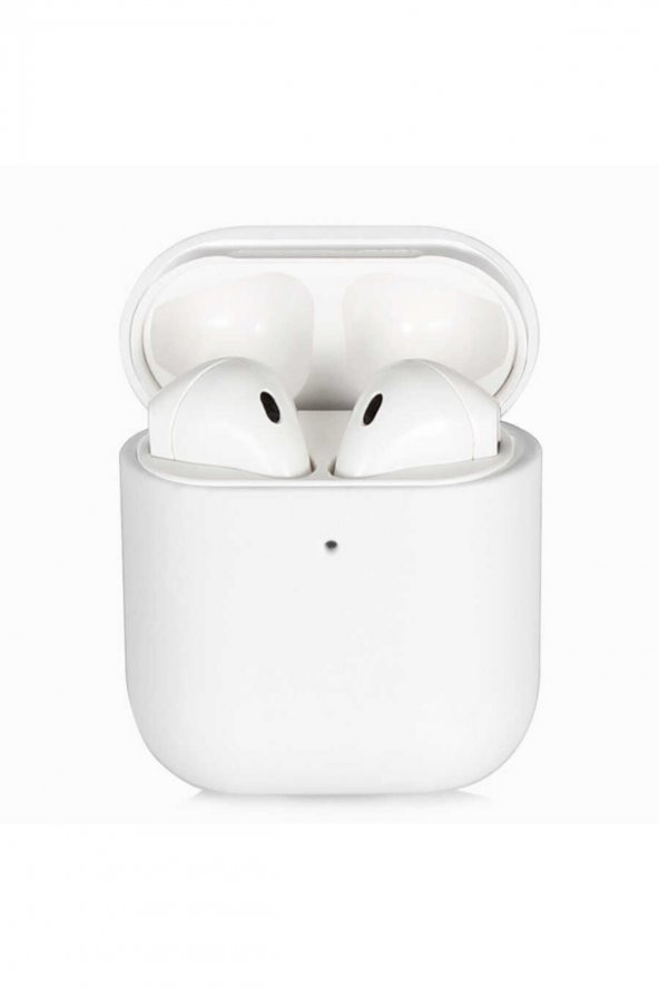 Apple Airpods Uyumlu Zore Silk Silikon Beyaz Kılıf