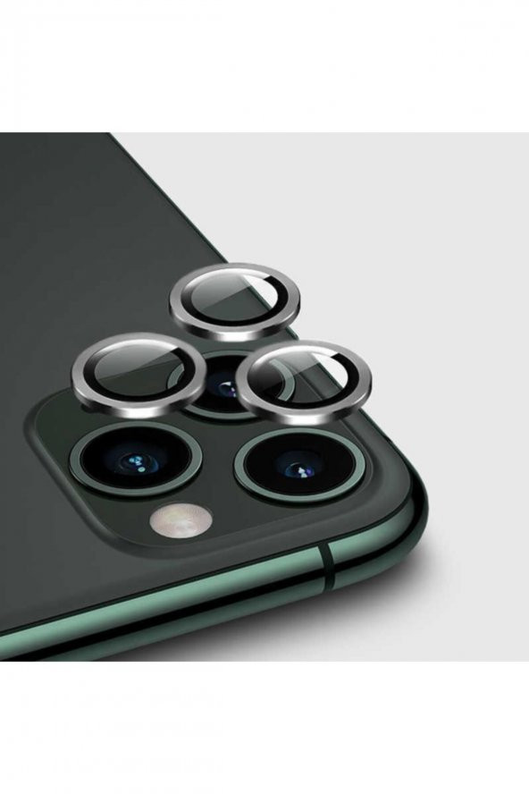 Iphone 13 Pro Max Uyumlu Max Cl-02 Kamera Lens Koruyucu Gümüş