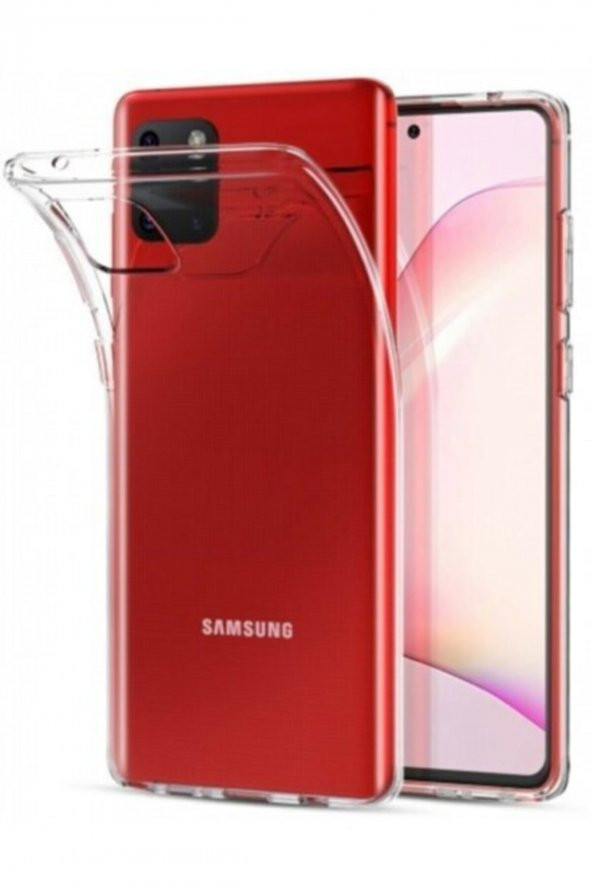 Samsung Galaxy A81 (note 10 Lite) Kamera Korumalı Kılıf Şeffaf