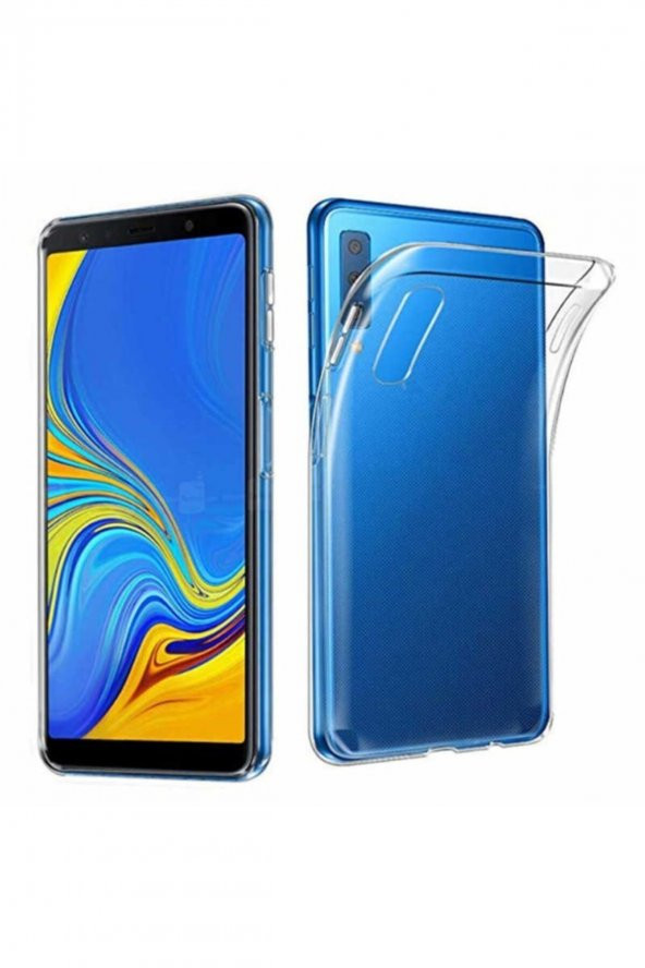 Galaxy A7 2018 Kılıf Ultra Ince Silikon Kapak 0.2 Mm