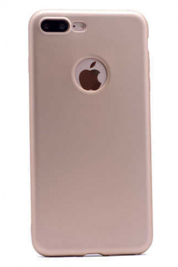Apple Iphone 7 Plus Kılıf Premier Silikon Gold Kılıf