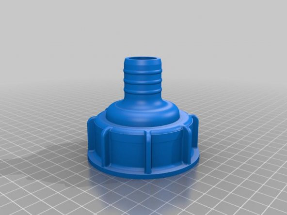 Ibc Konteyner (1000L Tank) Kapağı 25Mm Hortum Plastik Aparat
