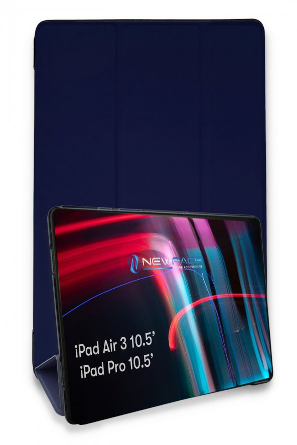 Bilişim Aksesuar iPad Air 3 10.5 Kılıf Tablet Smart Cover Kılıf - Lacivert