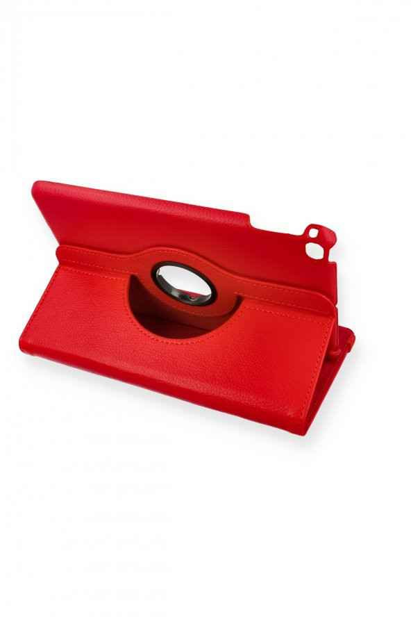 Bilişim Aksesuar iPad Mini 4 Kılıf 360 Tablet Deri  Kılıf - Kırmızı