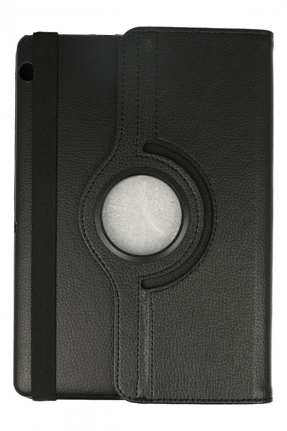 Bilişim Aksesuar Huawei MediaPad T3 10 / 9.6 Kılıf 360 Tablet Deri  Kılıf - Siyah