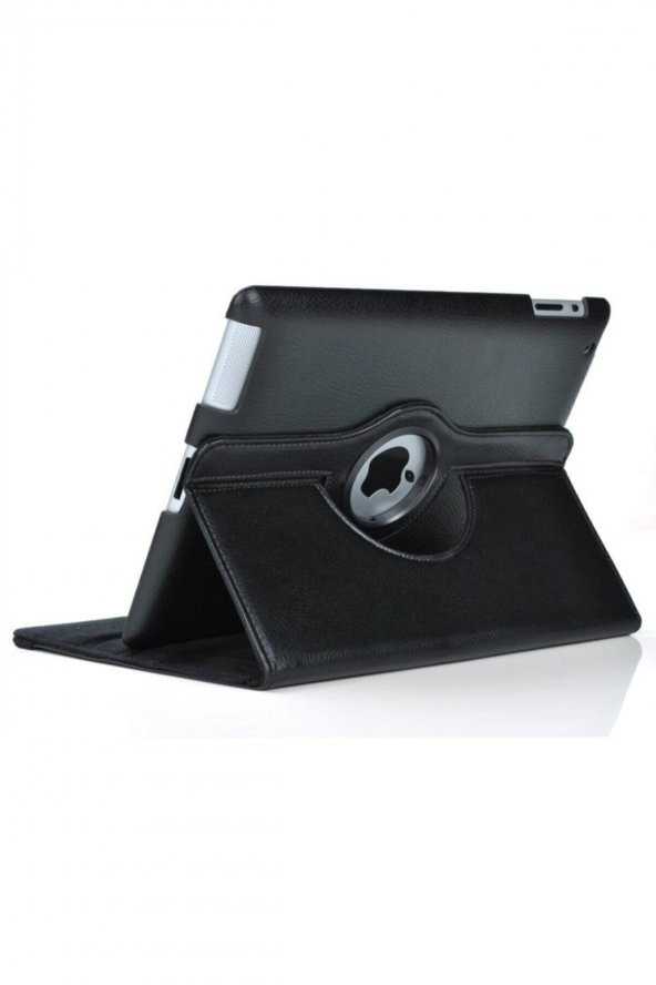 Apple Ipad 7. Nesil Kılıf 10.2" 360 Dönebilen Standlı Case A2197 A2198 A2200 A2232 Siyah