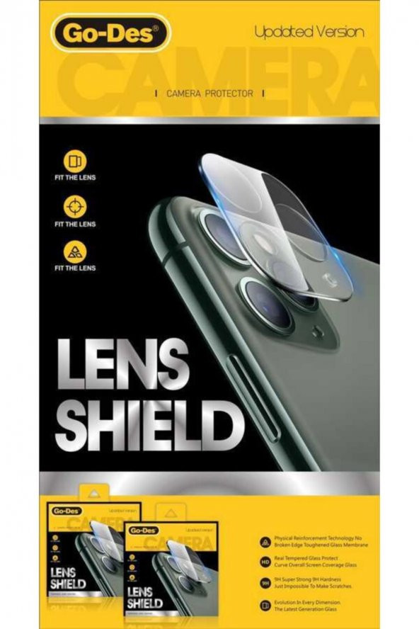 Apple Iphone 11 Pro Max Go Des Lens Shield Kamera Koruyucu