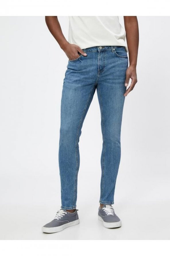Super Skınny Erkek Jean Pantolon - 3sam40107nd - 3