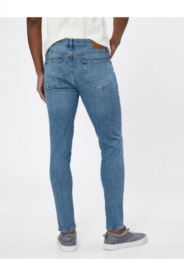 Super Skınny Erkek Jean Pantolon - 3sam40107nd - 4