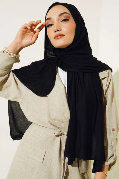 Penye Şal Siyah - 01