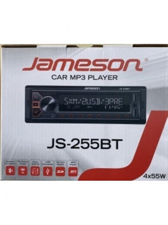 Jameson JS-225BT 2rca/ Bluetooth/ Usb/ Sd Oto Teyp