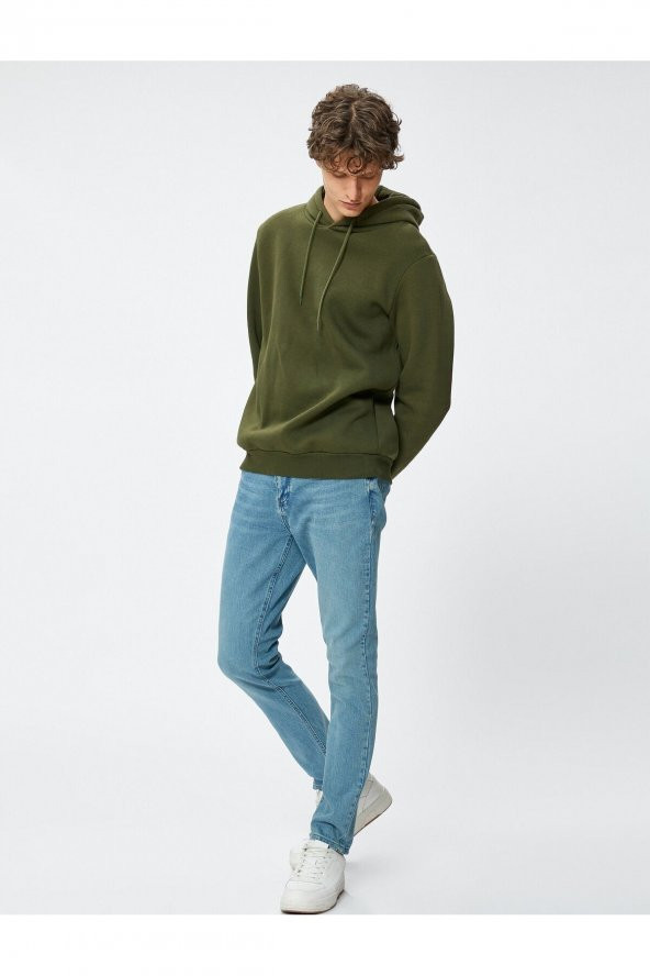 Erkek Açık İndigo Jeans - Resim 2