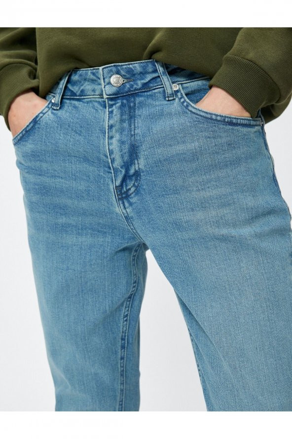 Erkek Açık İndigo Jeans - Resim 5