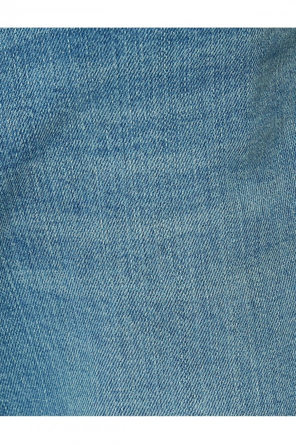 Erkek Açık İndigo Jeans - Resim 6