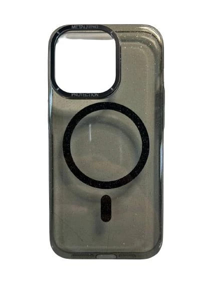 İphone 14 Pro Max Pixel Simli Sert Magsafe Kapak Kılıf - Resim 7