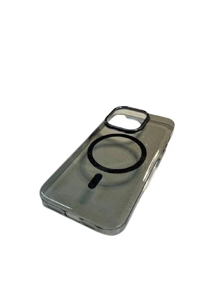 İphone 14 Pro Max Pixel Simli Sert Magsafe Kapak Kılıf - Resim 8