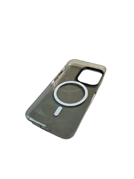 İphone 14 Pro Max Pixel Simli Sert Magsafe Kapak Kılıf - Resim 9