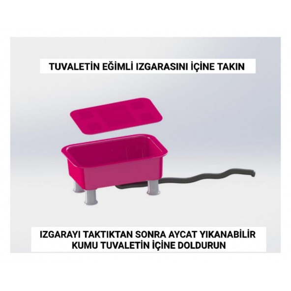 Yıkanabilir Kedi Tuvaleti AYCAT - 6
