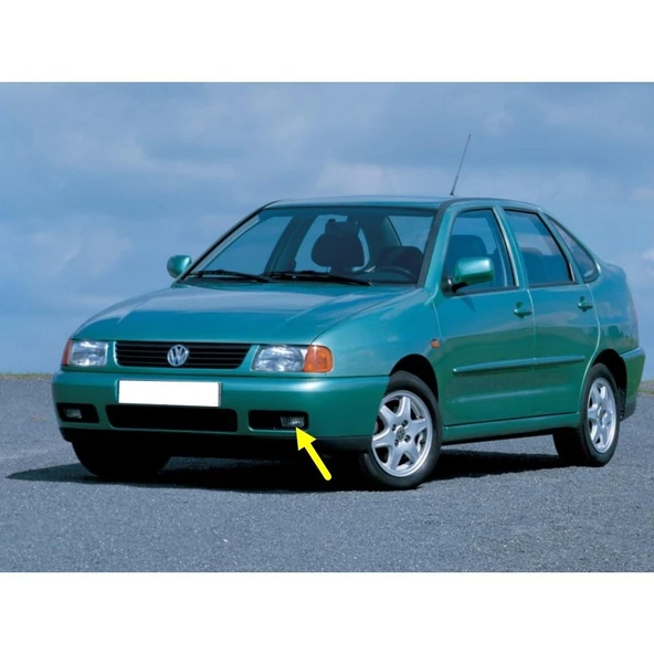 VW Polo Classic 1996-2002 Ön Tampon Sol Sis Farı Kapağı 6K5853665