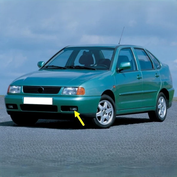VW Polo Classic 1996-2002 Ön Tampon Sol Sis Farı Kapağı 6K5853665