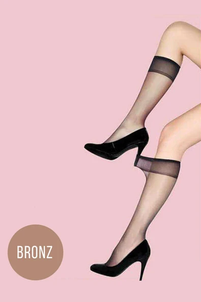 Müjde 20Den İnce Dizaltı Çorap 38 Bronz ürün görseli