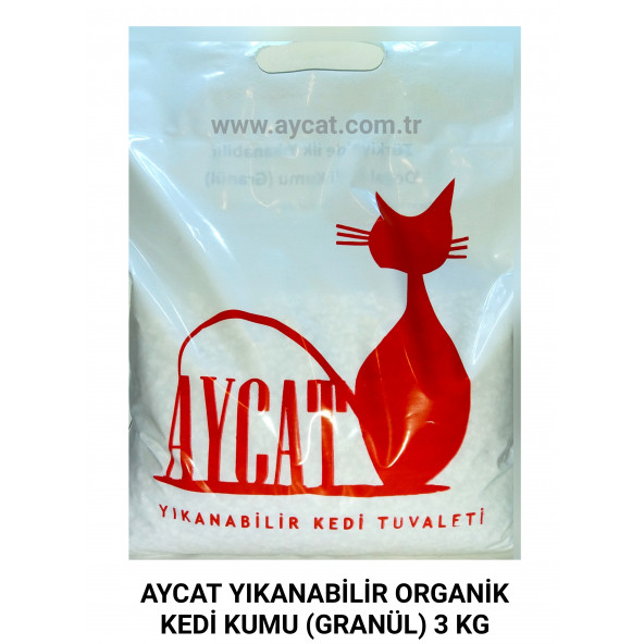 Aycat Yıkanabilir Kedi Kumu 3 Kg