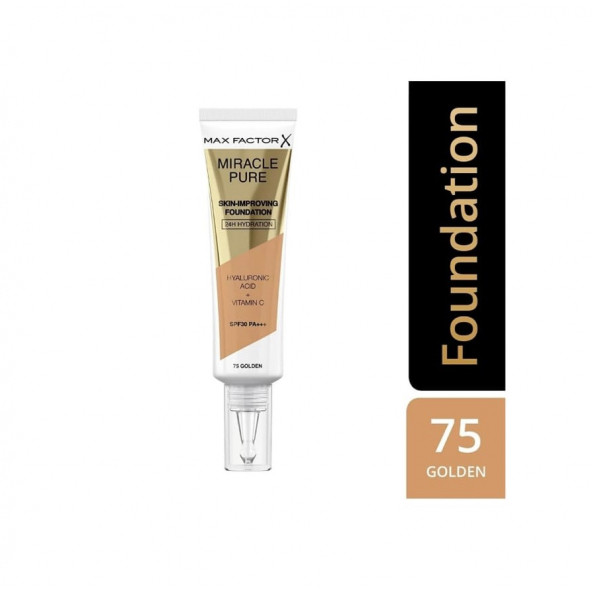 Max Factor Miracle Pure Foundation 75 Golden