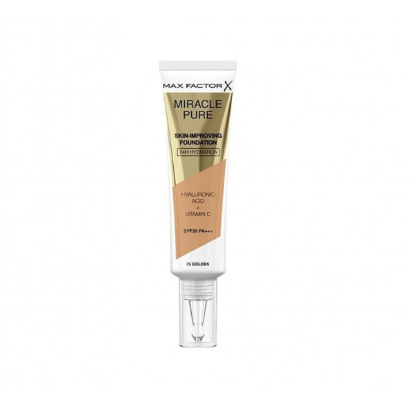 Max Factor Miracle Pure Foundation 75 Golden - 2