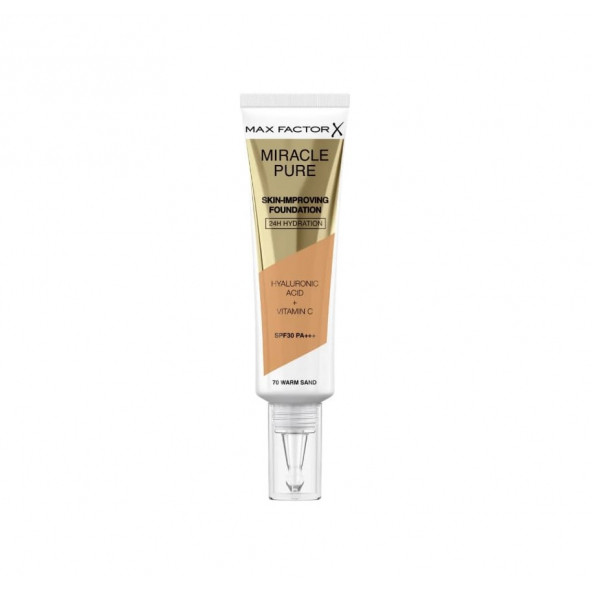 Max Factor Miracle Pure Foundation 70 Warm Sand - 2